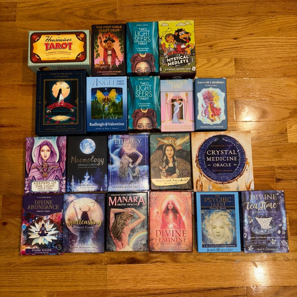20 tarot cards